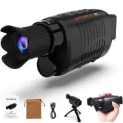 GTMEDIA N1 Digital Night Vision Monocular Day/Night Use 2000mAh Battery 1.5'' TFT Screen 7-Level IR Light 5X Zoom Type-C