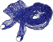 GANAZONO Portable Single Person Nylon Rope Hammock Lightweight Mesh Design for Outdoors Breathable Comfort Easy to Transport for Camping and Outdoor Adventures