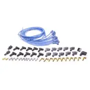 Moroso 73225 Spark Plug Wire Set Blue Core 8 mm Blue 90 Degree Plug Boots NEW