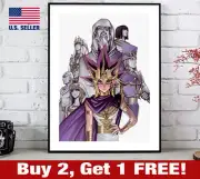 Yugioh Poster 18" x 24" Print Anime Wall Art Yu-Gi-Oh! Yami Yugi Yugi Muto 4