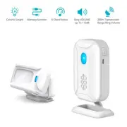 Wireless Infrared Sensor Alarm 5 Mode 36 Ringtones Doorbell Detect Indoor Safety