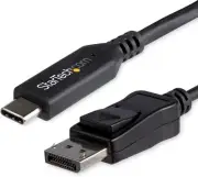 StarTech.com 3.3ft/1m USB C to DisplayPort 1.4 Cable - 3.3 feet, Black