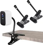 Flexible Mount for Eufy Cam 2C/2C Pro/3/3C, Pack of 2 Blink Camera Mount, Metal Clamp Holder for EufyCam 1/2/EufyCam E, Universal Mast Mount Flexible Bracket Outdoor/Indoor