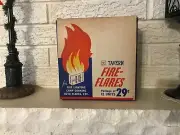 Antique Mobil Socony Pegasus Tavern Fire Flares Station Counter Display Box NOS