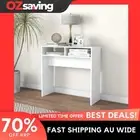 Console Table White 78x30x80 cm Engineered Wood Hallway Storage Decor 8296