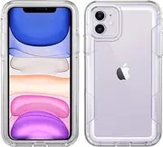 Pelican iPhone 11 Case, Voyager Series – Military Grade Drop Tested – TPU, Polycarbonate Protective Case for Apple iPhone 11 (Clear)