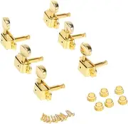 SWOOMEY Guitar Tuning Pegs 3r3l Guitar Machine Heads Gold Replacement for Old or Worn Tuning Keys