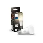 White A19 Medium Lumen Smart Bulb, 1100 Lumens, Bluetooth & Zigbee Compatible...
