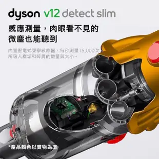 【dyson 戴森 限量福利品】V12 SV20 Detect Slim Fluffy 輕量智慧無線吸塵器 智慧光學偵測