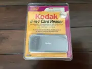 Kodak 6- in-1 Card Reader Windows 98 2000 XP Sealed New! CF/SM/MMC/SD/MS/MD