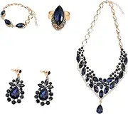 [Generic] necklace earrings ring personalized necklace women necklace box