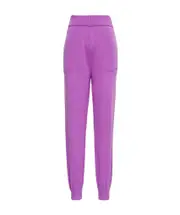MSGM Elastic Waist Knitted Track Pants XS Purple