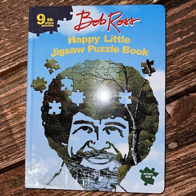NIP!! Bob Ross Happy Little Jigsaw Puzzle Book by Thunder Bay Press