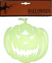 GIANT GLOW IN THE DARK PUMPKIN Halloween Face Party Decoration Decor Jack O Toy