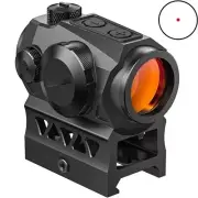 1x20mm 2MOA Red Dot Reflex Sight Motion Awake Compact Rifle Scope w/Riser Mounts
