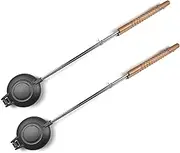 Cast Iron Sandwich Grill - Handheld Pie Iron, Sandwich Maker,Panini and Sandwich Press set of 2……