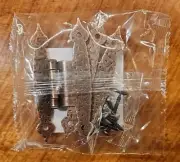 Amerock H Type Hinge Hammered Antique Copper BP3406-AC 3/8" Off Set 1 Pair