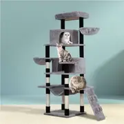 161cm i.Pet Cat Tree Tower Scratching Post Scratcher Wood Condo House Play Bed