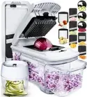 All-in-1 Vegetable Chopper, Mandoline Slicer & Cheese Grater