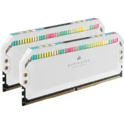 Corsair Dominator Platinum RGB DDR5 64GB(2X32GB) 5200Mhz CL40 Memory White