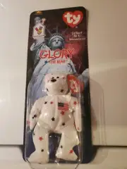 GLORY The Bear-1998 McDonalds Ty Beanie Baby with rare errors 1993, OAKBROOK