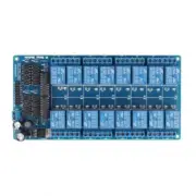 16 Channel 12V Relay Shield Module With Optocoupler LM2596S Power Supply I/O US