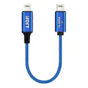 Lightning to Lightning Cable IS-003A by ISOFT for Effortless Data Transfer and Compatibility As Shown