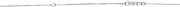 [JewelryWeb] 14k Gold White Finish 0.7mm Extendable Classic Box Chain With Spring-Ring Clasp Necklace 46 Centimeters Chain-Necklace for Women and Men