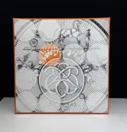 Hermes Empty Multicolor Gift Box (New)