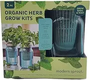 Organic Herbs in Garden Jars by Modern Sprout
