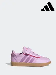 adidas Lilac Breaknet Sleek Elastic Lace Kids Trainers (AR8121) | $65