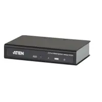 在飛比找Yahoo奇摩購物中心優惠-ATEN 2埠 HDMI 影音分配器 (VS182A) 支援