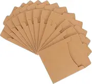TEHAUX 50Pcs Paper CD Sleeves Durable DVD Storage Envelopes Convenient CD Organizer Bags for CD DVD Filing and Protection for Use