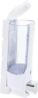 YOSADIER Hand Foaming Soap Dispenser Wall Mounted Liquid Soap Pump for Bathroom Kitchen Sink Shower Non Slip Button No Leakage Design Transparent Window Easy Installation Single Head