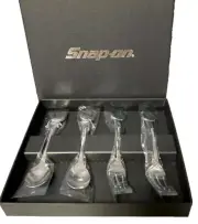 Snap-on Knife Fork Spoon Set Cutlery Silver Unused Rare Limited Japan Box - NEW