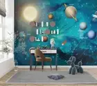 3D Space Planet Wallpaper Wall Mural Removable Self-adhesive 1868