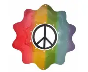 Peace Wind Spinner Sky Hanging Wind Spinners Stainless Steel Yard