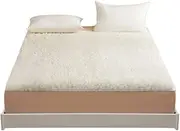 Japanese Futon Floor Mattress，Full Size, Extra Thick Japanese Tatami Mattress,Portable Floor Mattresses,Foldable Futon Mattress,Lounger Guest Bed Camping Couch,Non-Slip and Breathable(White,120x200cm)