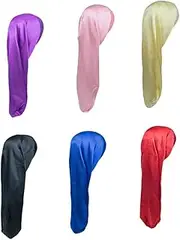 TOVINANNA 2sets Wet Silky Scrunchies for Women Care Work Out Towel for Headbands Towel for Hair Diffuser Fitness Towel Silk Hair Bonnet for Sleeping Hair Gel Shower Satin 6pcs*2