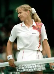 Steffi Graf of Germany during the Wimbledon Lawn Tennis Championsh- Old Photo