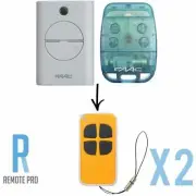 2 x FAAC Compatible Garage/Gate Remote XT2/XT4/433LC/TE4433H/787452
