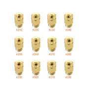12Pcs Main Jets Carburetor Kit For Mikuni VM TM 210-320 Motorcycle