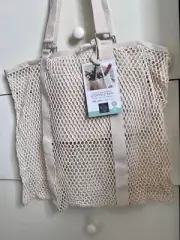 Go Evo Ciroa 100% Cotton Mesh Shopping Bag Reusable NEW with tag