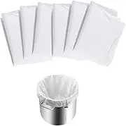 Armastuse Brew Bag,6 Pcs Reusable Drawstring Straining Brew in A Bag, for Fruit Cider Apple Grape Wine Press Drawstring Straining Brew in A Bag