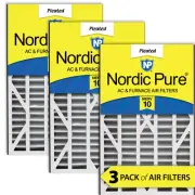 Air Bear Cub 16x25x3 Replacement 255649-101 MERV 10 Air Filters 3 Pack