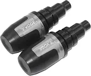 Motorbike Frame Slider Falling Protection for Loncin VOGE Lx500r 500DS 500AC 650 650DS Motorcycle Falling Crash Protector Covers Anti Crash Protector Caps Crash Sliders (Color : Titanium)
