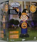 Halloween Gemmy 5 Ft Scarecrow with Pumpkin Airblown Inflatable NIB