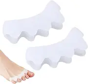 Toe Separator - Flexible Toe Straightener - Protectors Straightener Sleeve for Comfortable Walking Running Exercise Women Men
