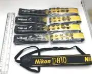 Nikon Z Lot of 9 Black, Yellow, White Camera Neck Strap Z, 1 - D810 New HTF