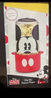 Disney Mickey Mouse Mini Stir Popcorn Popper DCM-60CN with Box